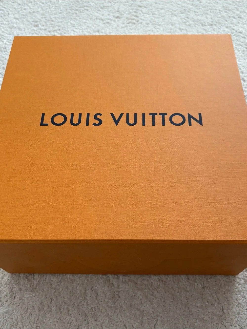 Louis Vuitton Signature Orange Gift Box